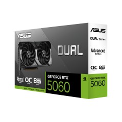 ASUS Dual -RTX5060-O8G-A NVIDIA GeForce RTX 5060 8GB - Unleash Powerful Gaming Performance Today!